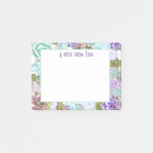 Succulents Post-it-Notizblock Post-it Klebezettel