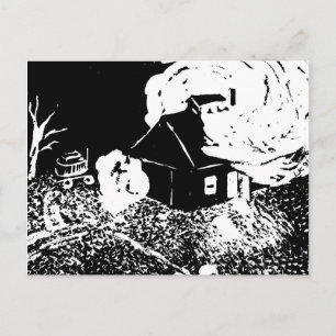 Succursale de nuit Carte postale