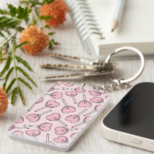 Sucettes roses, sucettes en forme de cœur, motif d
