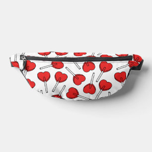 Sucettes rouges, sucettes en forme de cœur, motif