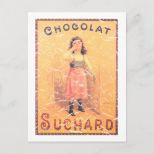 Suchard Chocolate - erschüttert Postkarte