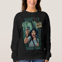 Suche Bigfoot Sasquatch Selfie Black