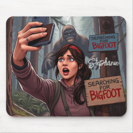 Suche Bigfoot Sasquatch Selfie Mousepad