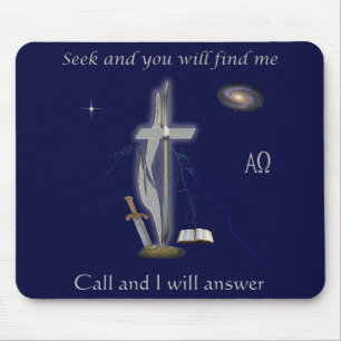 Suche den Herrn Mousepad