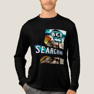 "Suche" Inspiration auf schwarz-grünem Weiß Tan Tri-Blend Shirt
