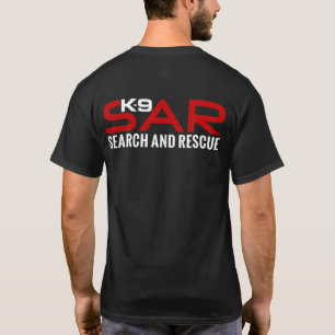 Suche K-9 und Rettung - SAR T-Shirt