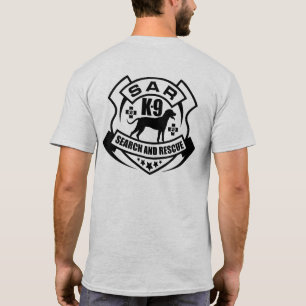Suche K-9 und Rettung - SAR T-Shirt