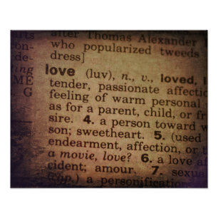 Suche nach Bedeutung - Liebe Fotodruck