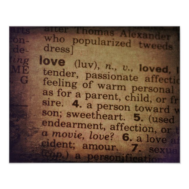 Suche nach Bedeutung - Liebe Fotodruck (Vorne)