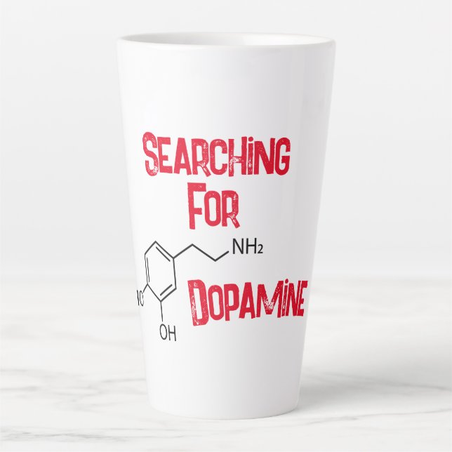 Suche nach Dopamin Lette-Tasse Milchtasse (Vorderseite)