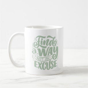 Suche nach einer Ausrede Kaffeetasse