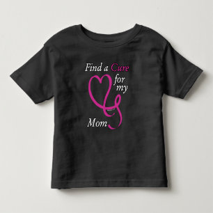 Suche nach einer Heilung/Herz/Mama...Brustkrebs Kleinkind T-shirt