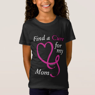Suche nach einer Heilung/Herz/Mama...Brustkrebs T-Shirt