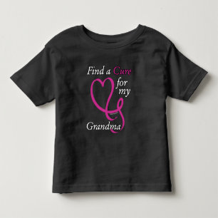 Suche nach einer Heilung/Herz/Oma...Brustkrebs Kleinkind T-shirt