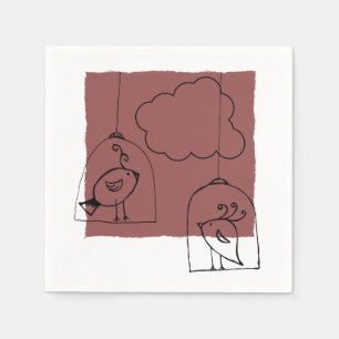 Suche nach Freiheit Serviette