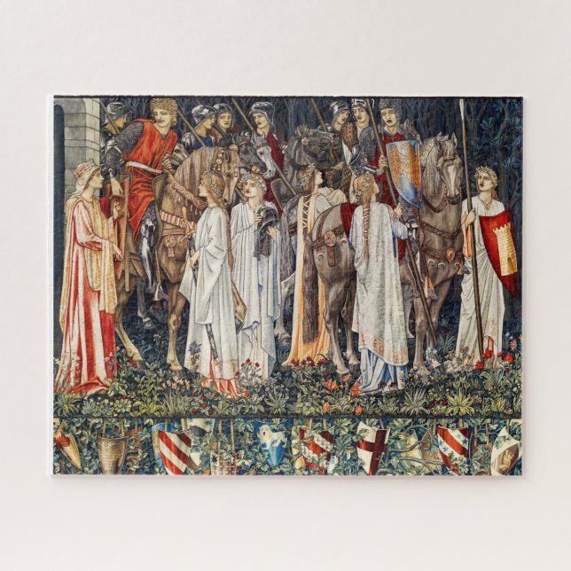 Suche nach Heiligem Gral, Bewahrung, Ritterabfahrt (Horizontal)