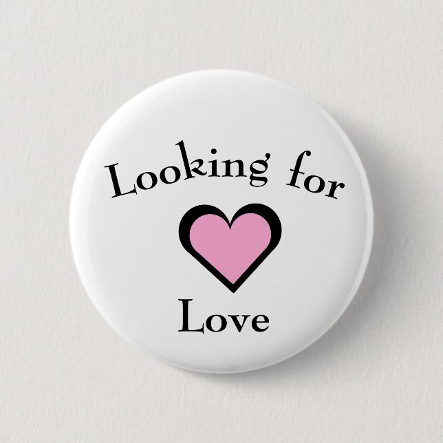 Suche nach Liebe Button (Vorderseite)