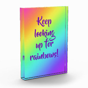 Suche nach Rainbows-Foto-Block behalten Fotoblock