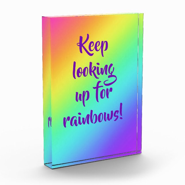 Suche nach Rainbows-Foto-Block behalten Fotoblock (Links)