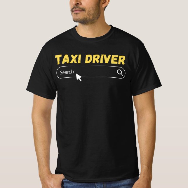 Suche nach Taxifahrern T-Shirt (Vorderseite)