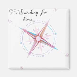 Suche nach Zuhause-Kompass Magnet