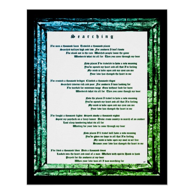 Suche Poster (Vorderseite)