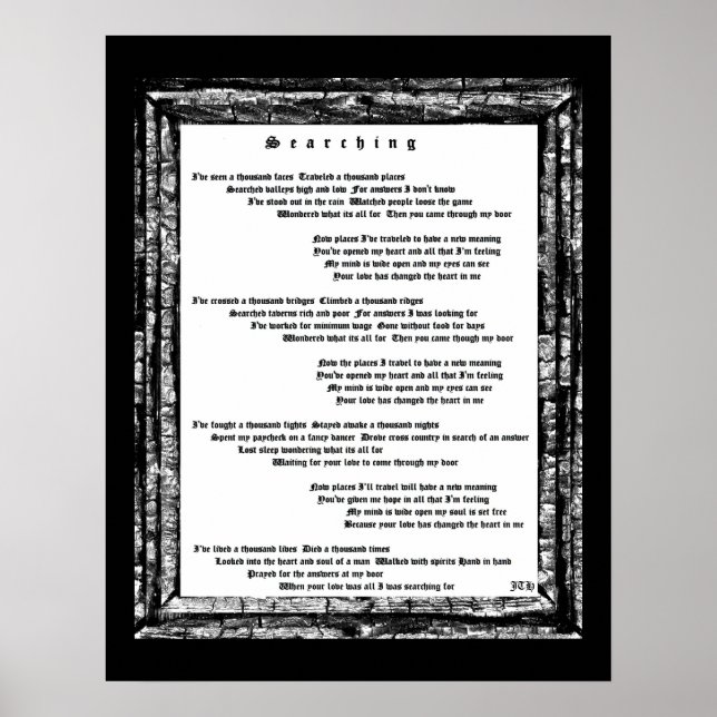 Suche Poster (Vorne)