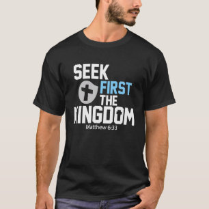 Suche zuerst das Reich Gottes Christliche Bibel V T-Shirt