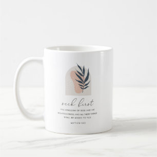 Suche zuerst Matthäus 6:33 Kaffeetasse