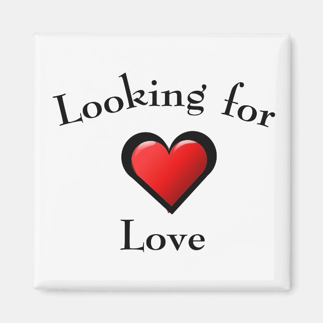 Suchen nach Liebe Magnet (Vorne)