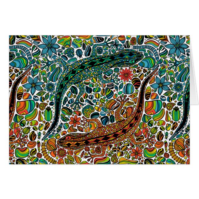 Suchen Sie die Geckos (Vorderseite (Horizontal))