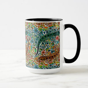 Suchen Sie die Geckos Tasse