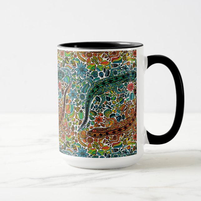 Suchen Sie die Geckos Tasse (Rechts)