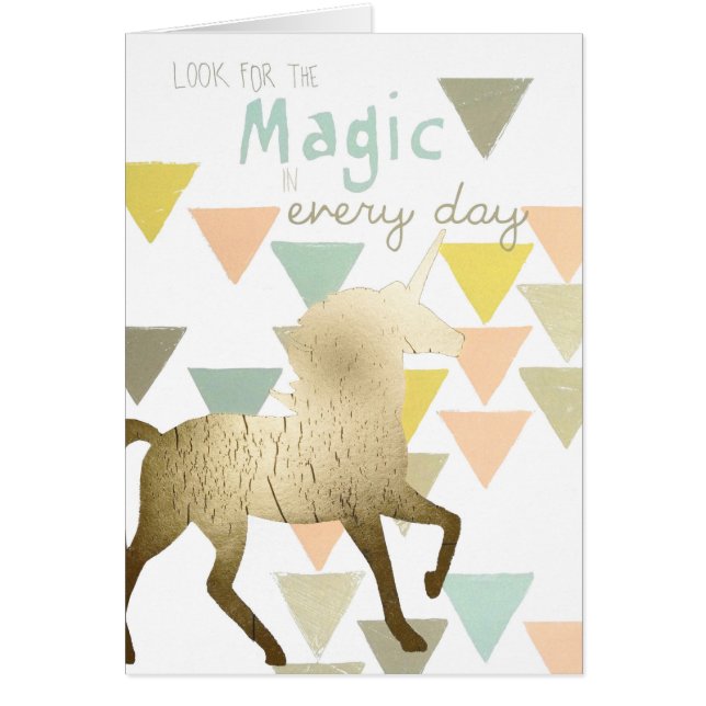 Suchen Sie nach dem Magic Everyday Gold Unicorn (Vorne)
