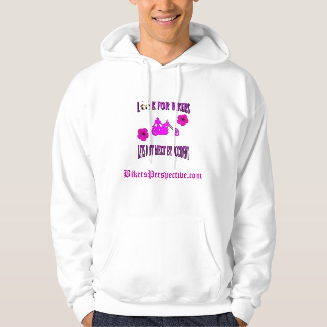 Suchen Sie Radfahrer lässt nicht zufällig sich Hoodie (Vorderseite)