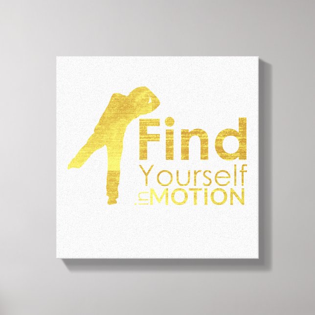 Suchen Sie sich in der Leinwand von Motion | Gold (Vorderseite)