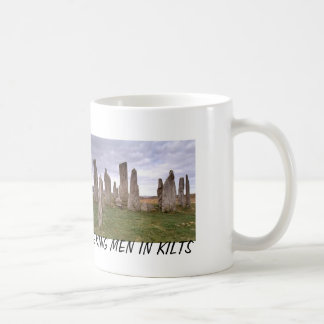 "Suchende Männer in den Kilts" Kaffee-Tasse Kaffeetasse
