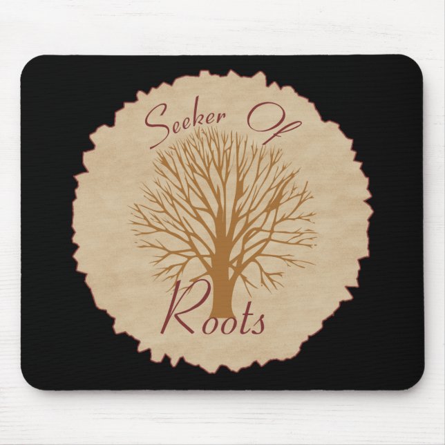 Sucher der Wurzeln Mousepad (Vorne)