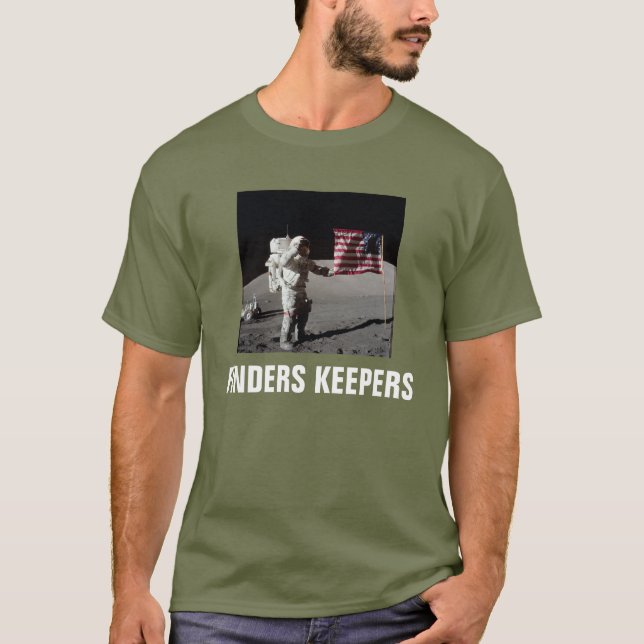Sucher-Wächter-Mond-Landungs-Shirt T-Shirt (Vorderseite)