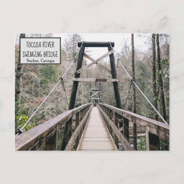 Suches, Georgia Weiß wunderbar GA Toccoa Postkarte (Vorderseite)