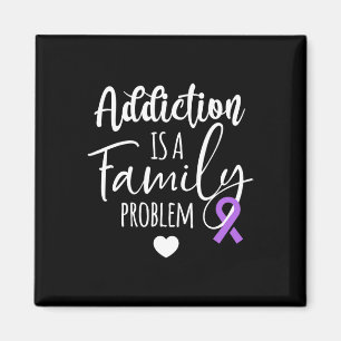 Sucht ist ein Familienproblem Überdosierung Bewuss Magnet