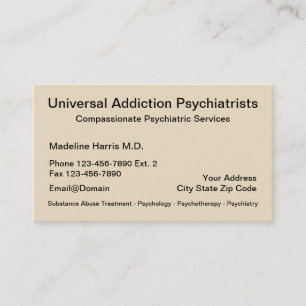 Sucht-Psychiater hält Verabredungs-Karte instand Terminkarte