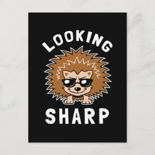 Sucht Sharp Postkarte