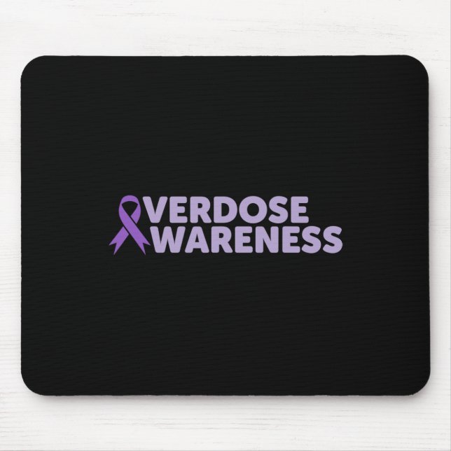 Sucht Überwindung Überdosierung Bewusstsein  Mousepad (Vorne)