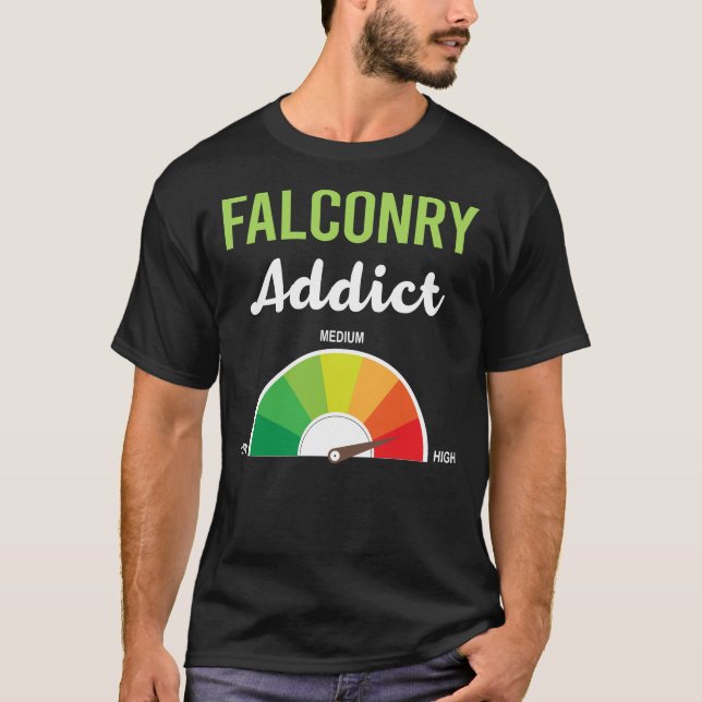 Suchtfalconry Falconer T-Shirt (Vorderseite)