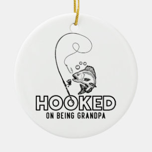 Süchtig darauf, Opa zu sein Keramik Ornament