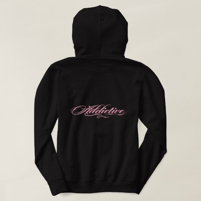 Süchtig Machender Kapuzenpullover Hoodie (Design Rückseite)