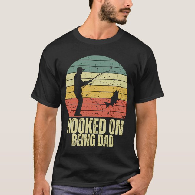 Süchtig nach Dad-Sein T-Shirt (Vorderseite)