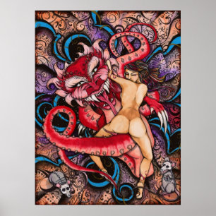 "Süchtig-" Reihe DRUCK Poster