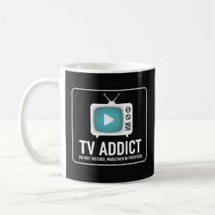 Süchtiger Bitte-nicht-stören-Marathon-läuft-Design Kaffeetasse